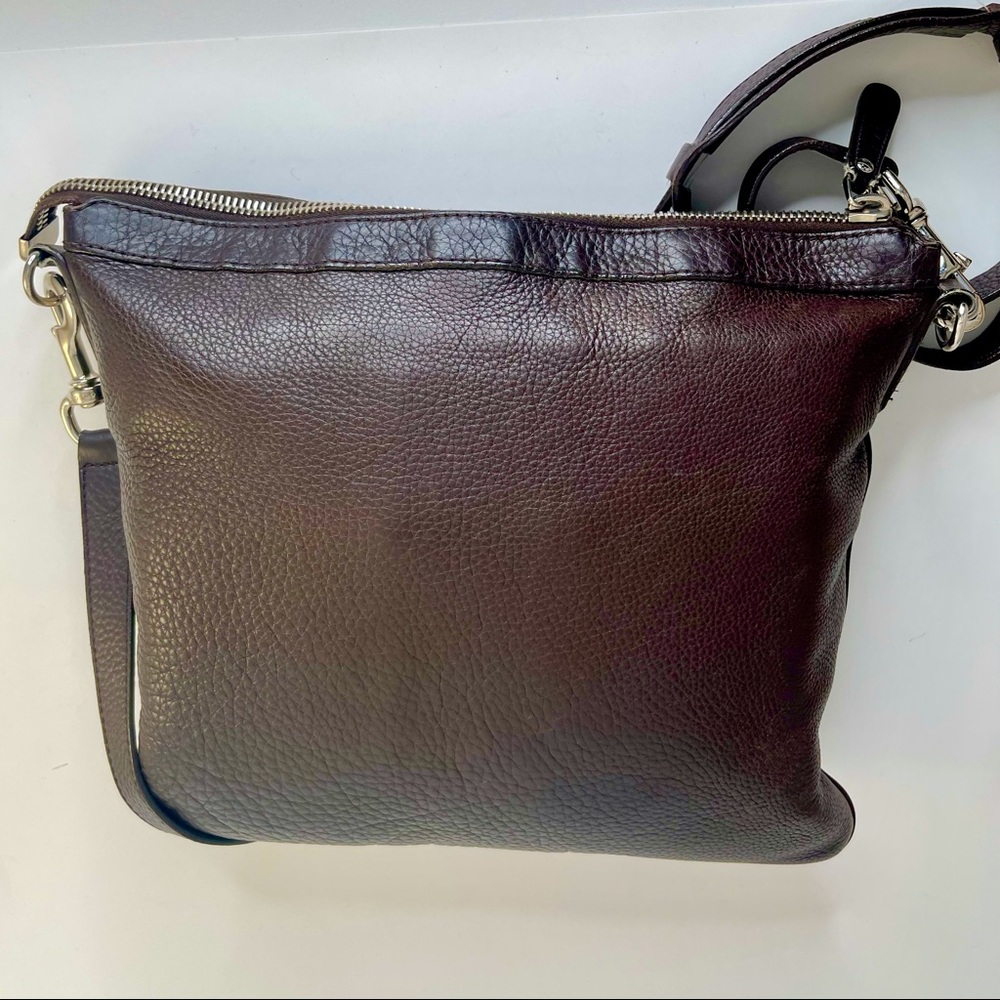 Vintage Gucci Brown Leather Crossbody Bag